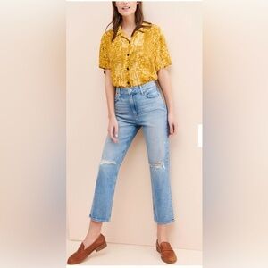 PAIGE Sarah Straight Ankle Jeans